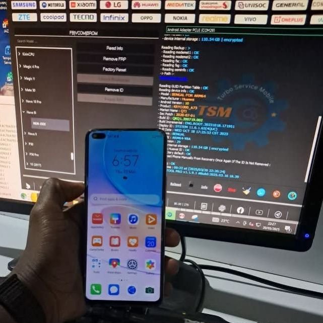 Huawei nova 8i nen l22 remove huawei id