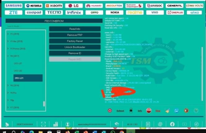 Honor X5 Remove FRP Lock With TSM Tool Honor X5 Remove Frp Lock With Tsm Tool