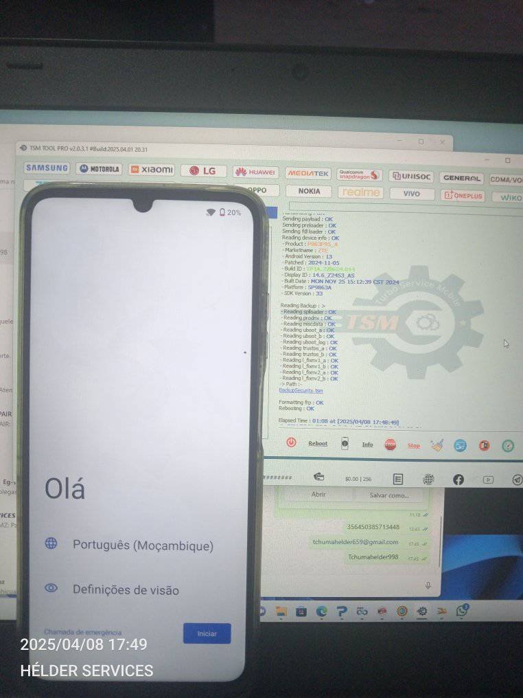 Zte blade a35 frp with tsm tool pro