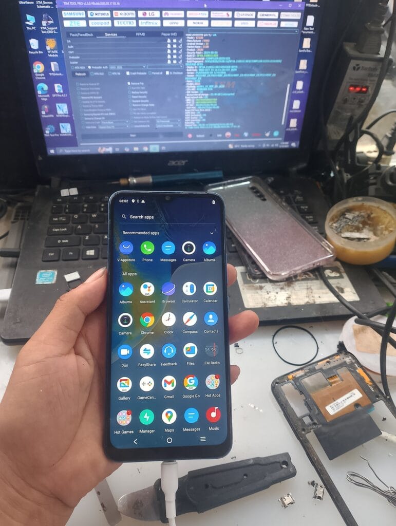 Vivo y01 frp remove 2025 security with tsm tool