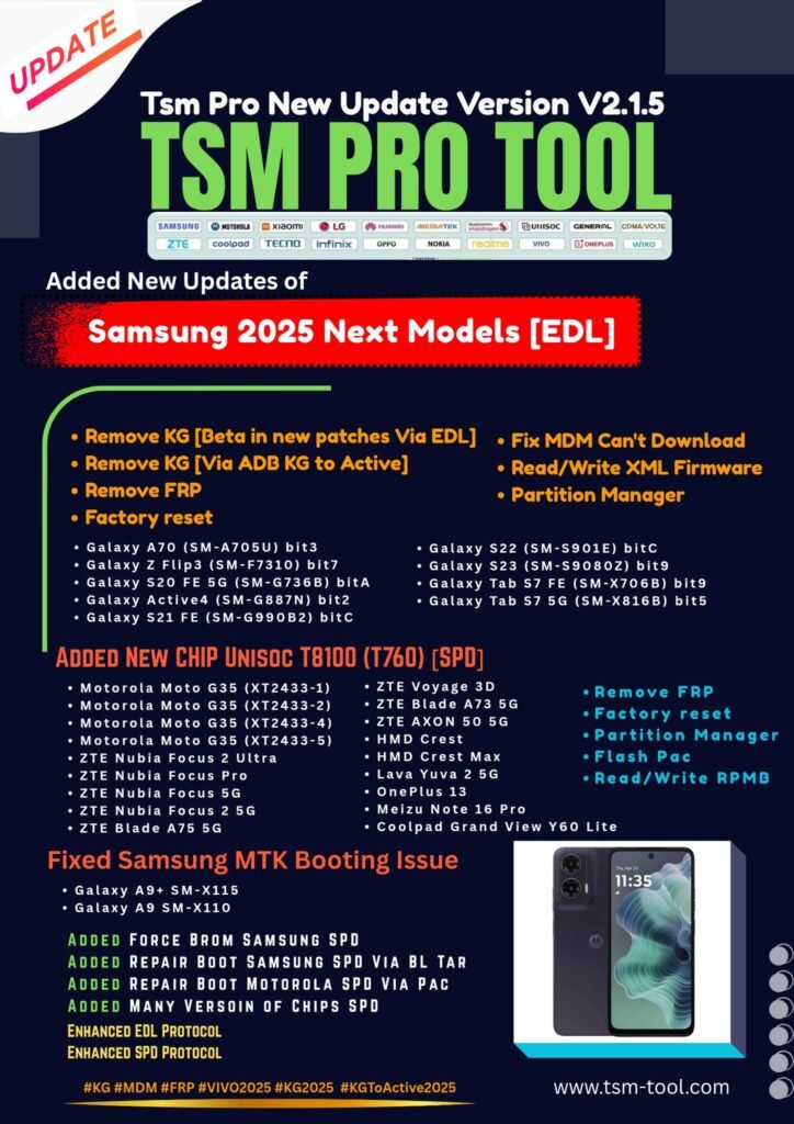 Tsm tool pro v2.1.5 new update 2025