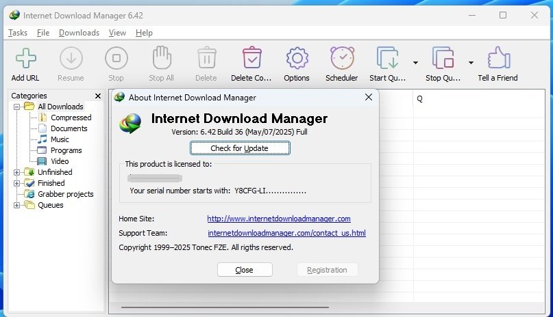 Internet download manager full registered version latest version 2025