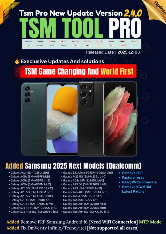 TSM Tool Pro New Update 2.4.0