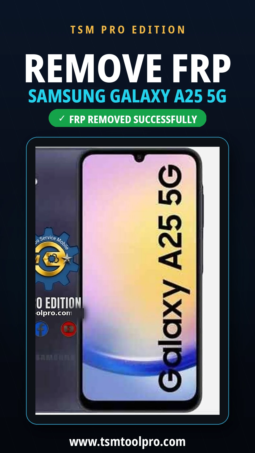 Samsung Galaxy A25 5G FRP Bypass SM-A256U Android 16 Bit E